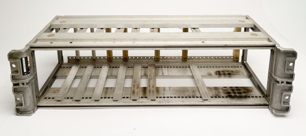 DIN Rack for Siemens Sitral Technik. Fitted with several connectors