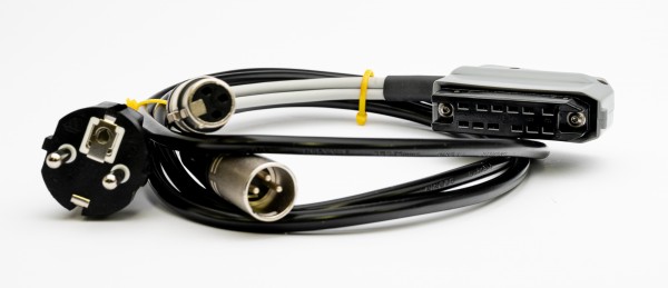 SonicWorld adaptercable for TAB V76 and Siemens V78 with 12pole connector and XLR IN/OUT