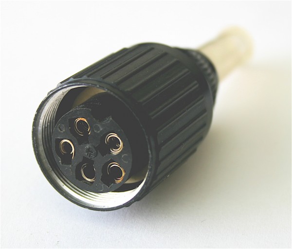 Amphenol Tuchel 5 Pin Female Cable Connector T3084-002/ New