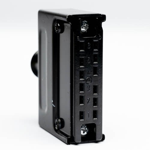 New Amphenol Tuchel 12-pin silver-plated female connector DIN 41622 with used metal housing