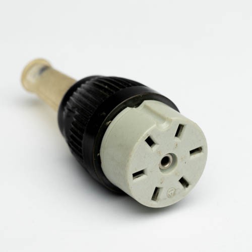Amphenol Tuchel 6 pole female cable plug insert T3037-010for Neumann U47/48, used